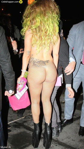 lady gaga bunda rabo pelada nua Foto